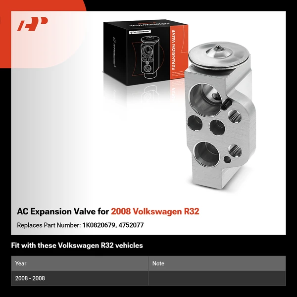 AC Expansion Valve for 2008 Volkswagen R32