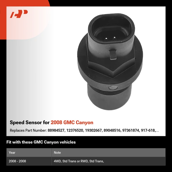 Speed Sensor for 2008 GMC Canyon