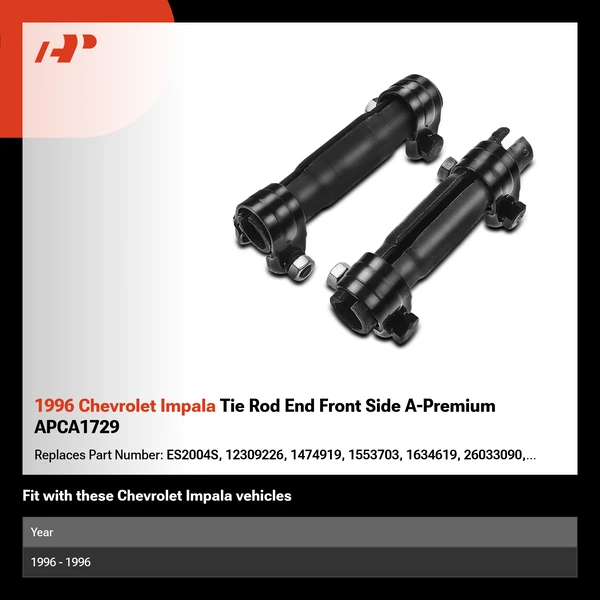 1996 Chevrolet Impala Tie Rod End Front Side A-Premium APCA1729