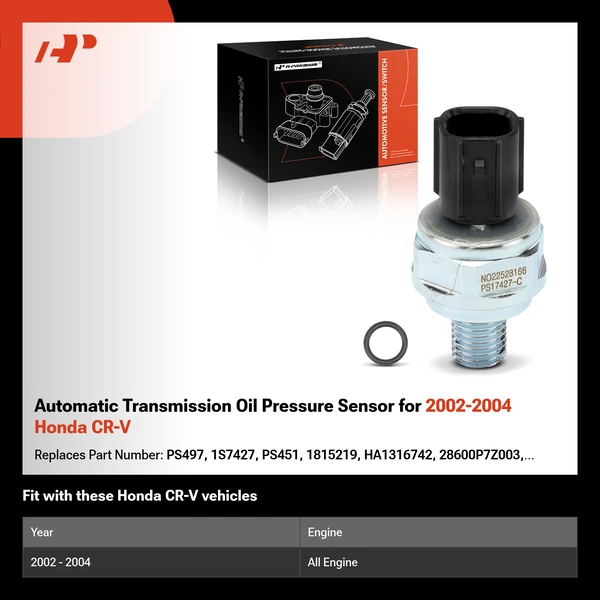 Automatic Transmission Oil Pressure Sensor for 2002-2004 Honda CR-V