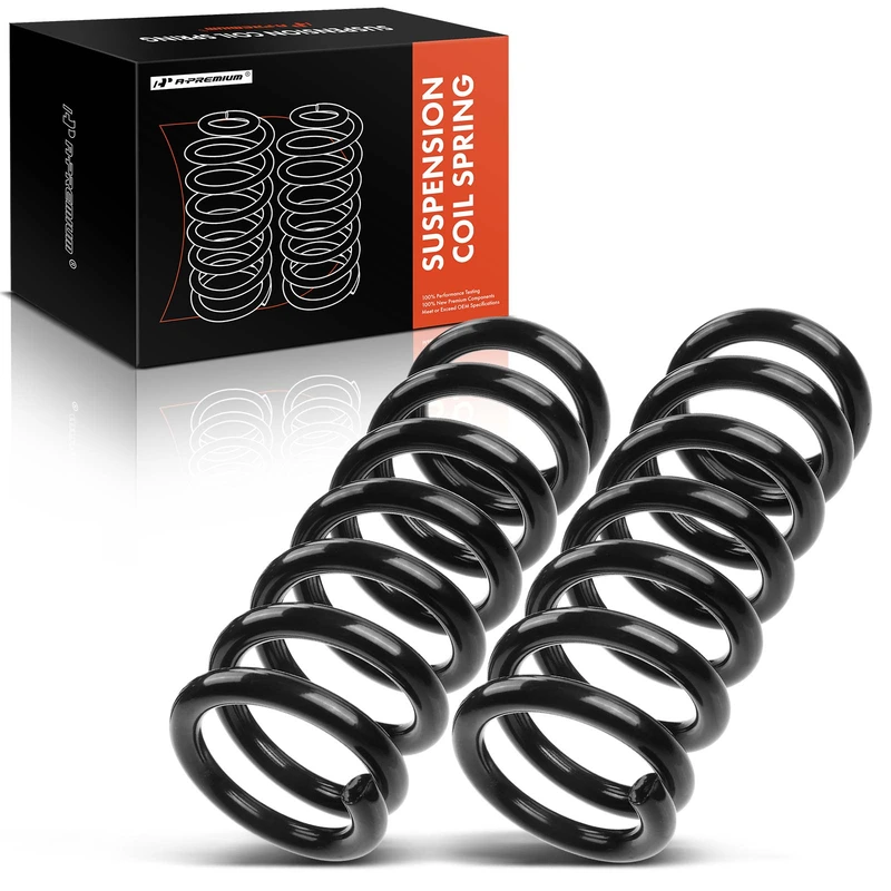 2 Pcs Front Suspension Coil Springs for Ford F-150 1997-2003 F-250 V8 4.6L 5.4L RWD