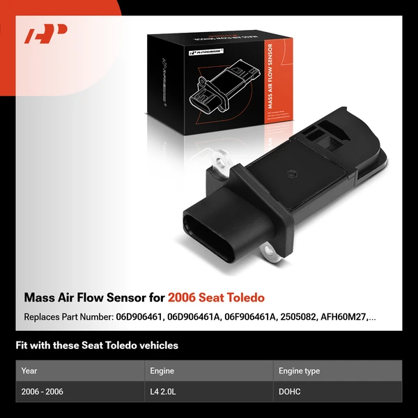 Mass Air Flow Sensor for 2006 Seat Toledo