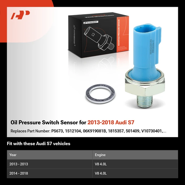 Oil Pressure Switch Sensor for 2013-2018 Audi S7