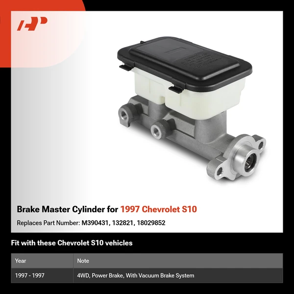Brake Master Cylinder for 1997 Chevrolet S10