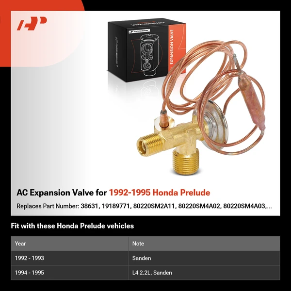 AC Expansion Valve for 1992-1995 Honda Prelude