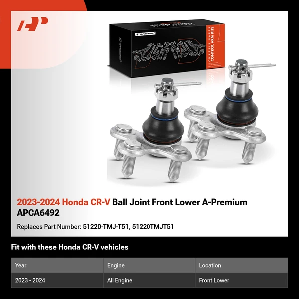 2023-2024 Honda CR-V Ball Joint Front Lower A-Premium APCA6492