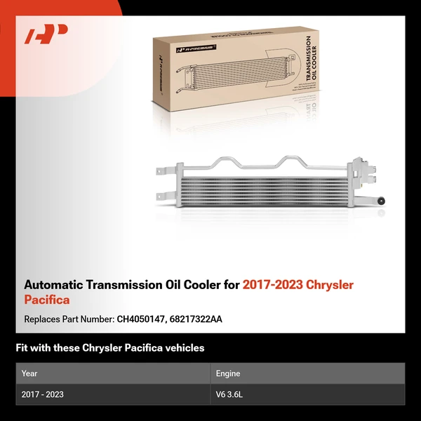 Automatic Transmission Oil Cooler for 2017-2023 Chrysler Pacifica