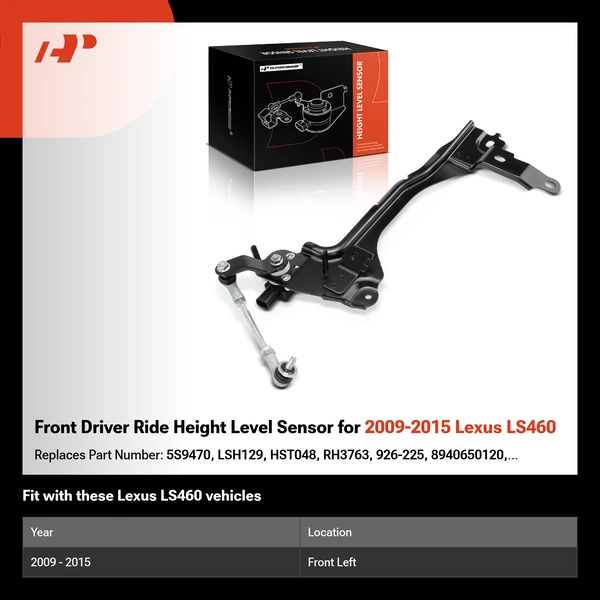 Front Driver Ride Height Level Sensor for 2009-2015 Lexus LS460