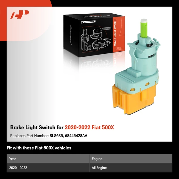 Brake Light Switch for 2020-2022 Fiat 500X