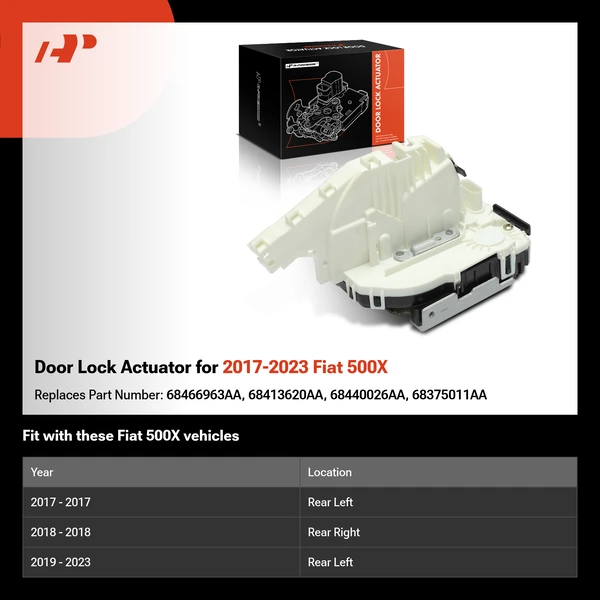 Door Lock Actuator for 2017-2023 Fiat 500X