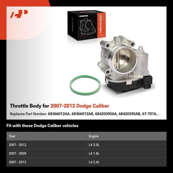 Throttle Body for 2007-2012 Dodge Caliber