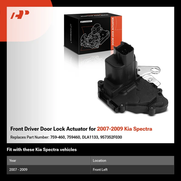 Front Driver Door Lock Actuator for 2007-2009 Kia Spectra