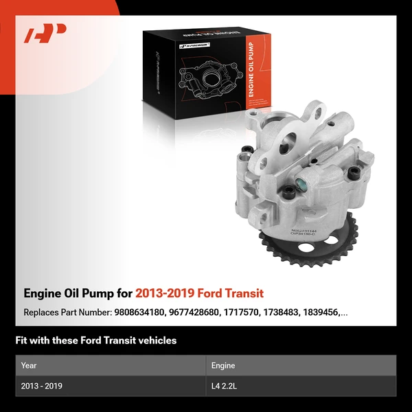 Engine Oil Pump for 2013-2019 Ford Transit