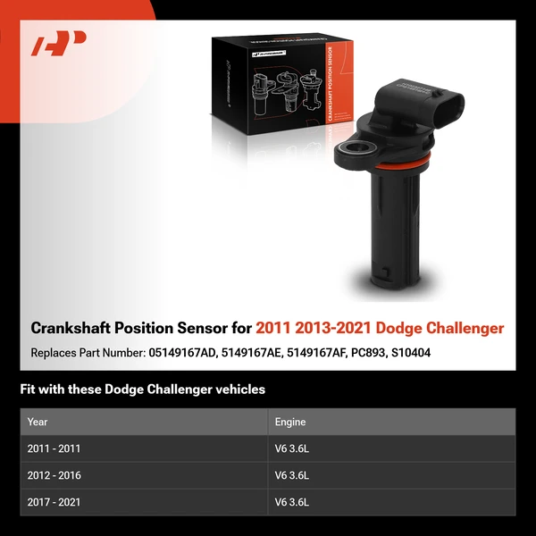 Crankshaft Position Sensor for 2011 2013-2021 Dodge Challenger