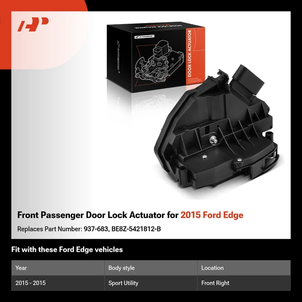 Front Passenger Door Lock Actuator for 2015 Ford Edge