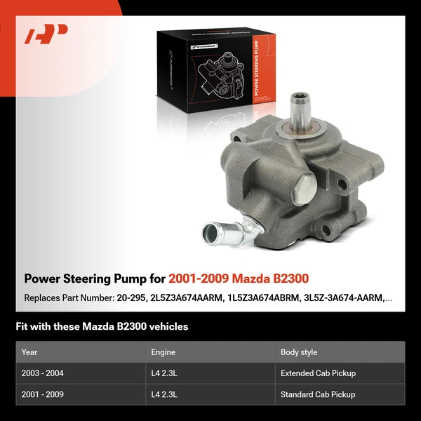 Power Steering Pump for 2001-2009 Mazda B2300