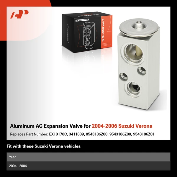 Aluminum AC Expansion Valve for 2004-2006 Suzuki Verona