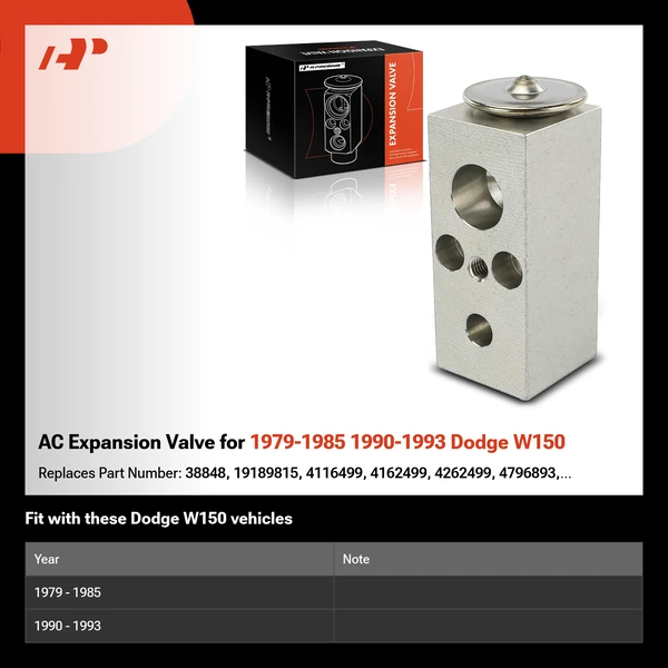 AC Expansion Valve for 1979-1985 1990-1993 Dodge W150