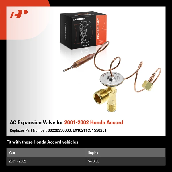 AC Expansion Valve for 2001-2002 Honda Accord