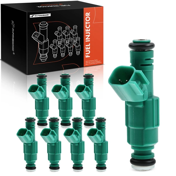 1996-1998 Dodge B1500 8-Pc Fuel Injector 2-Blade Terminal A-Premium APFI118