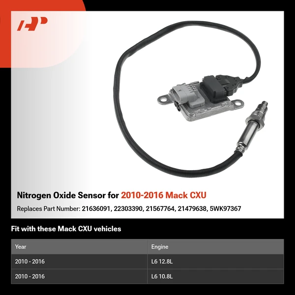 Nitrogen Oxide Sensor for 2010-2016 Mack CXU