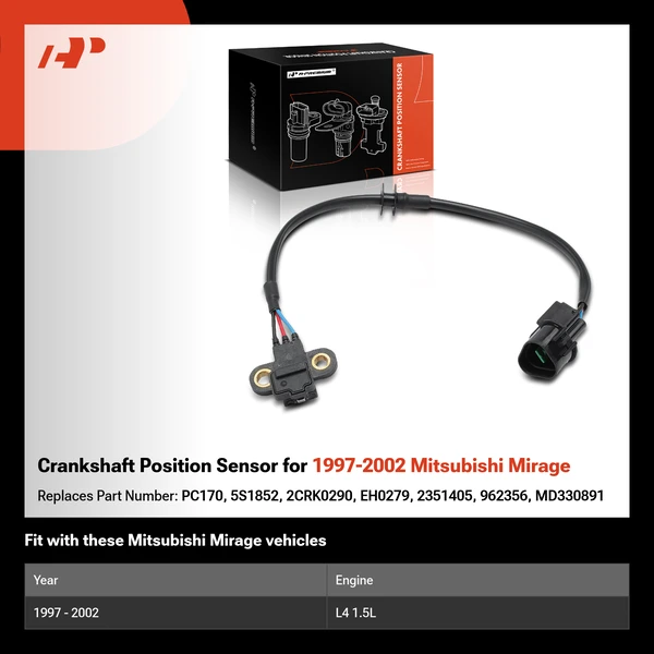 Crankshaft Position Sensor for 1997-2002 Mitsubishi Mirage