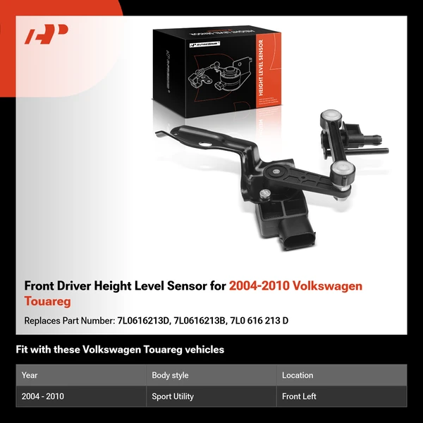 Front Driver Height Level Sensor for 2004-2010 Volkswagen Touareg