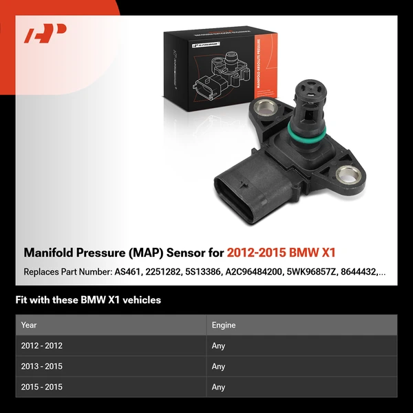 Manifold Pressure (MAP) Sensor for 2012-2015 BMW X1