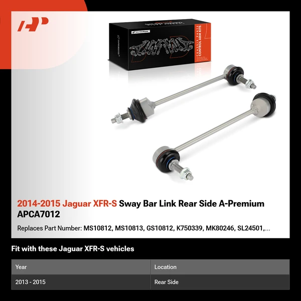 2014-2015 Jaguar XFR-S Sway Bar Link Rear Side A-Premium APCA7012
