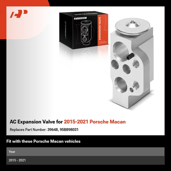 AC Expansion Valve for 2015-2021 Porsche Macan