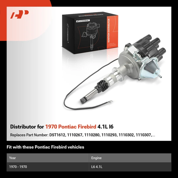 Distributor for 1970 Pontiac Firebird 4.1L l6