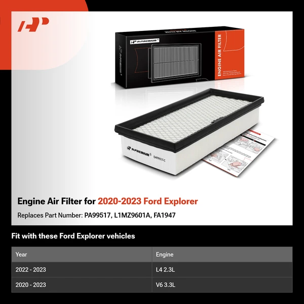 Engine Air Filter for 2020-2023 Ford Explorer