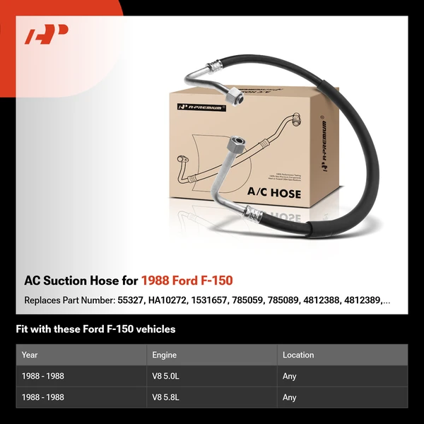 AC Suction Hose for 1988 Ford F-150