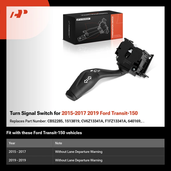 Turn Signal Switch for 2015-2017 2019 Ford Transit-150