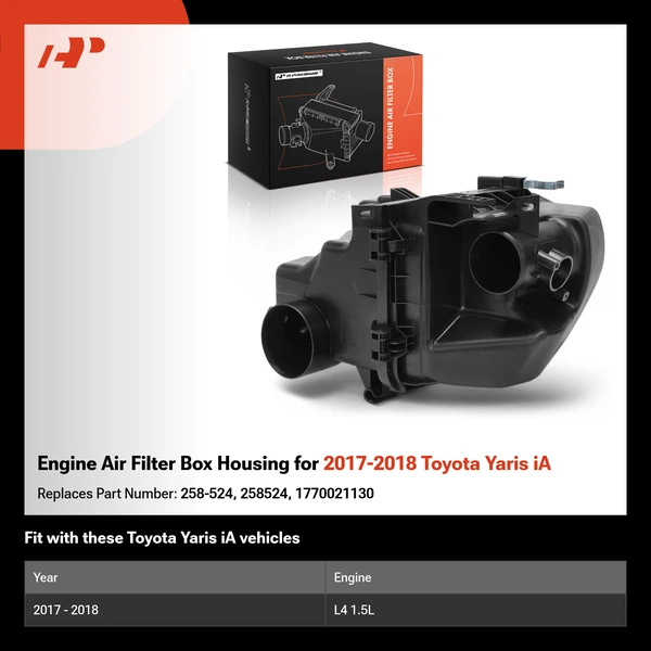 Engine Air Filter Box Housing for 2017-2018 Toyota Yaris iA