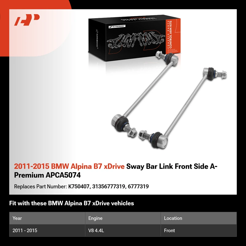 2011-2015 BMW Alpina B7 xDrive Sway Bar Link Front Side A-Premium APCA5074