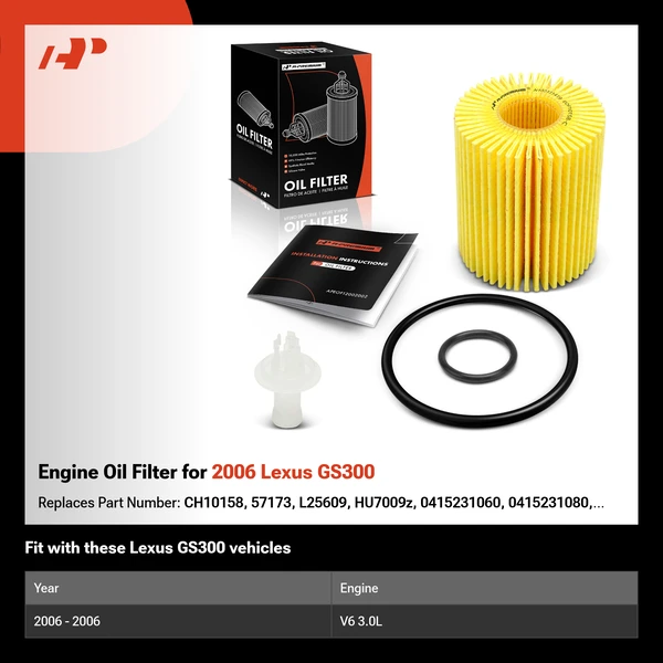Engine Oil Filter for 2006 Lexus GS300