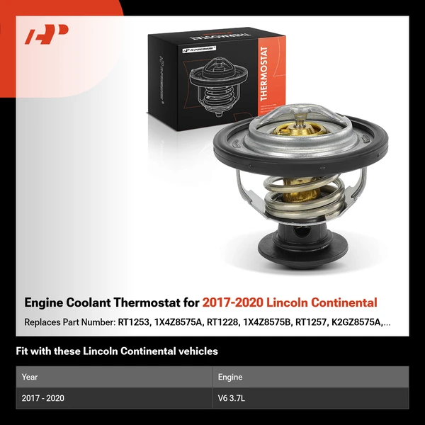 Engine Coolant Thermostat for 2017-2020 Lincoln Continental