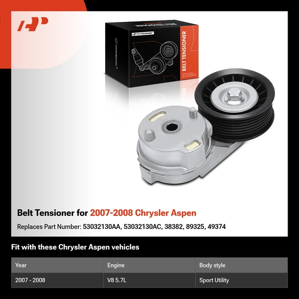 Belt Tensioner for 2007-2008 Chrysler Aspen