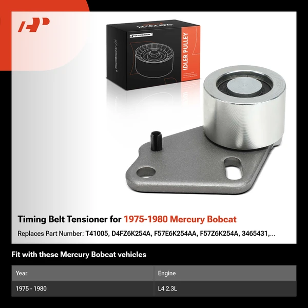 Timing Belt Tensioner for 1975-1980 Mercury Bobcat