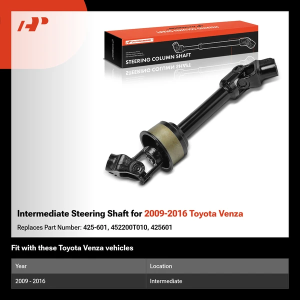 Intermediate Steering Shaft for 2009-2016 Toyota Venza