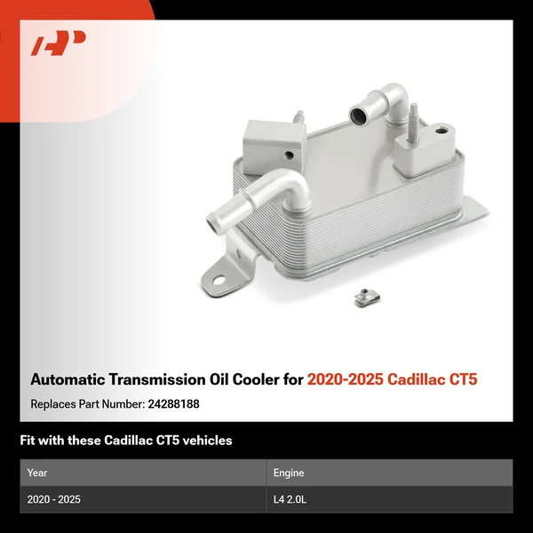 Automatic Transmission Oil Cooler for 2020-2025 Cadillac CT5