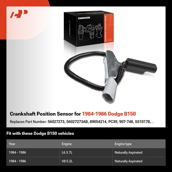 Crankshaft Position Sensor for 1984-1986 Dodge B150