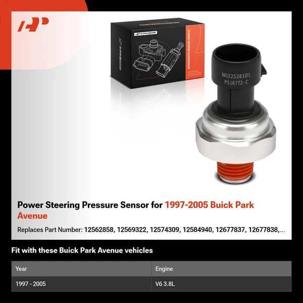 Power Steering Pressure Sensor for 1997-2005 Buick Park Avenue
