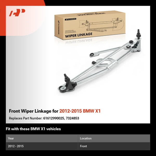 Front Wiper Linkage for 2012-2015 BMW X1