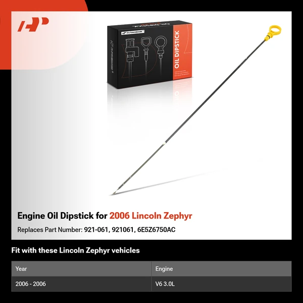 Engine Oil Dipstick for 2006 Lincoln Zephyr