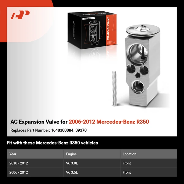 AC Expansion Valve for 2006-2012 Mercedes-Benz R350