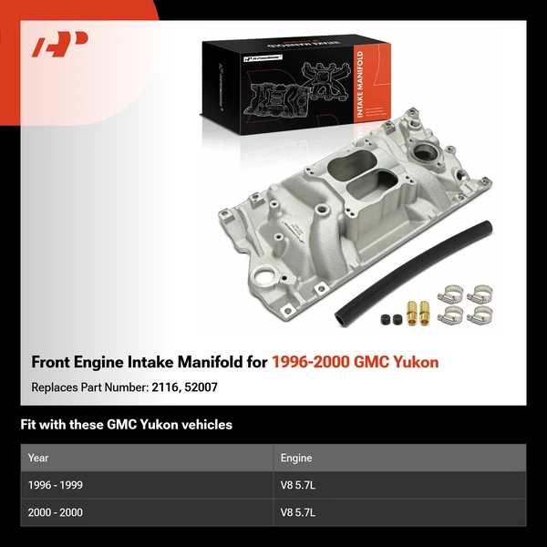 Front Engine Intake Manifold for 1996-2000 GMC Yukon