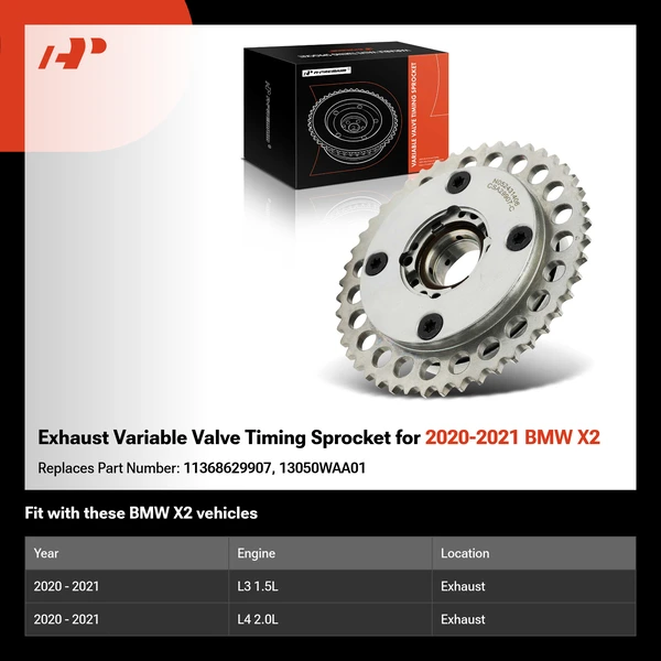 Exhaust Variable Valve Timing Sprocket for 2020-2021 BMW X2