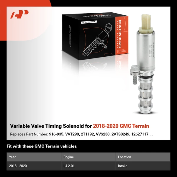 Variable Valve Timing Solenoid for 2018-2020 GMC Terrain